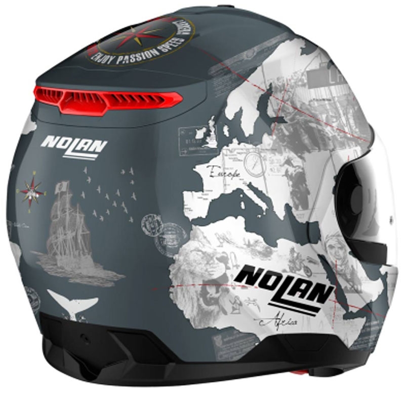 Opklapbare motorhelm Nolan N100-6 Legend Checa N-COM 3