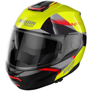 Opklapbare motorhelm Nolan N100-6 Paloma N-COM 27 fluo geel