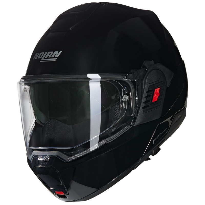 Opklapbare motorhelm Nolan N120-1 Classico N-COM 301 zwart