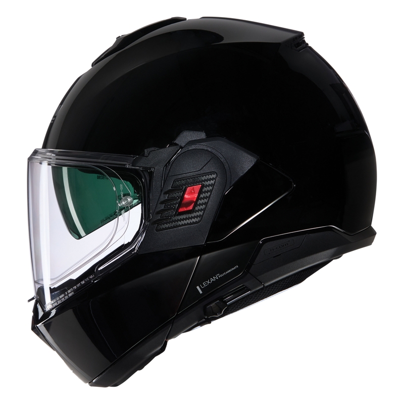 Opklapbare motorhelm Nolan N120-1 Classico N-COM 301 zwart