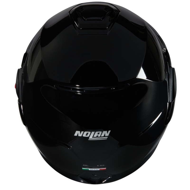 Opklapbare motorhelm Nolan N120-1 Classico N-COM 301 zwart