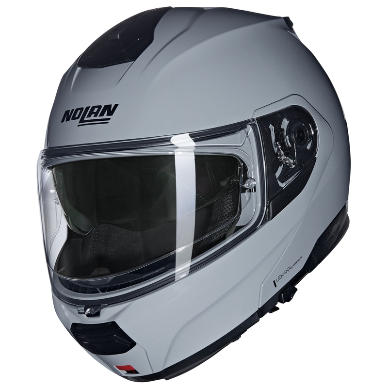 Opklapbare motorhelm Nolan N100-6 Classico N-COM 303 grijs