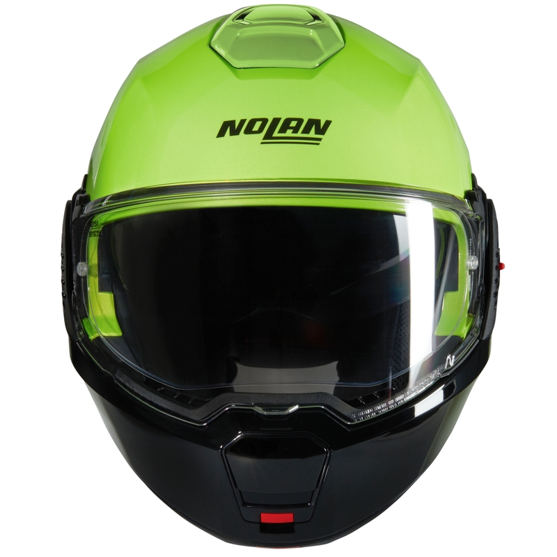 Opklapbare motorhelm Nolan N120-1 Mivedi N-COM 329 groen-zwart
