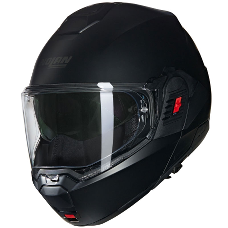 Opklapbare motorhelm Nolan N120-1 Classico N-COM 302 matzwart
