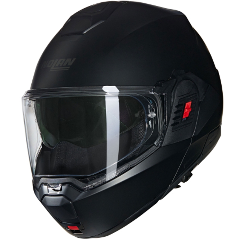 Opklapbare motorhelm Nolan N100-6 Classico N-COM 302 matzwart