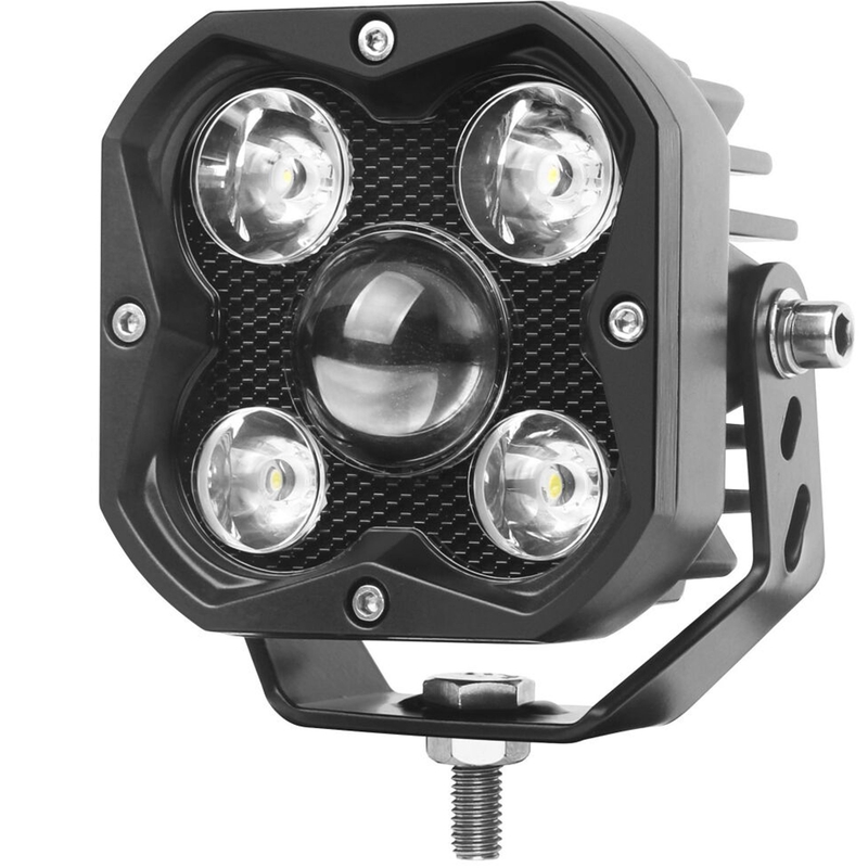 LED-lamp SHARK LED-rijlicht met laser LED 3,2" 40 W zwart