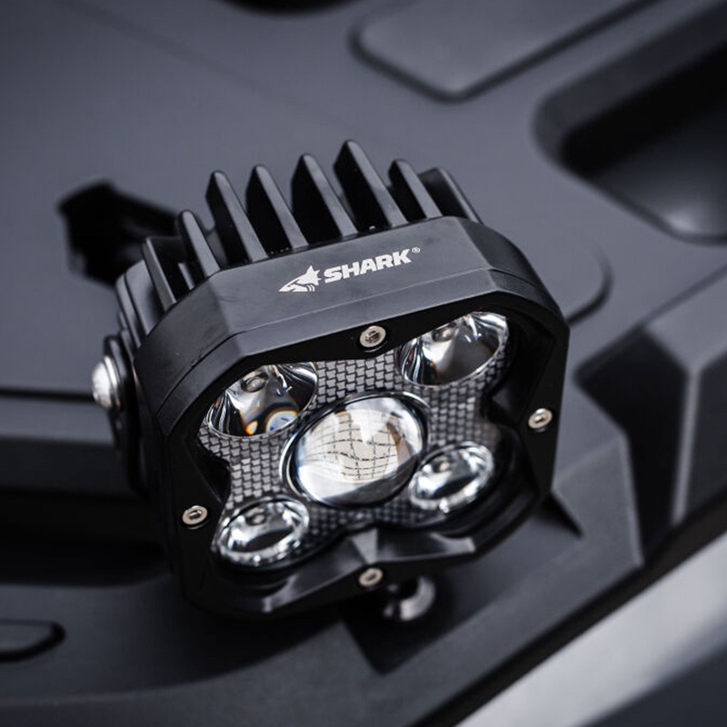 LED-lamp SHARK LED-rijlicht met laser LED 3,2" 40 W zwart