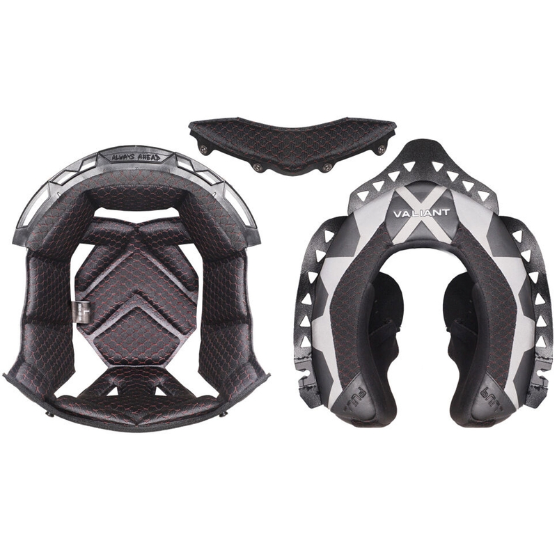Vervangend interieur voor LS2 FF901 motorhelm, zwart