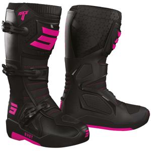 Shot Race 4 Zwart-Fluoroze Motorfietslaarzen