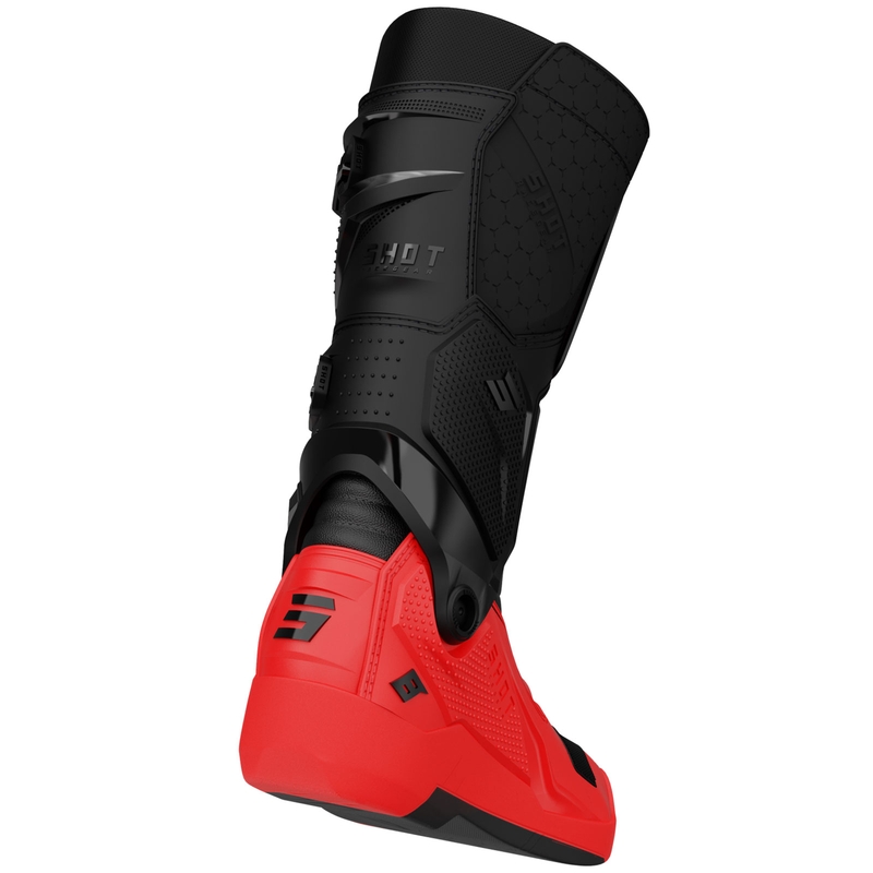 Shot Race 8 motorcrosslaarzen zwart-rood