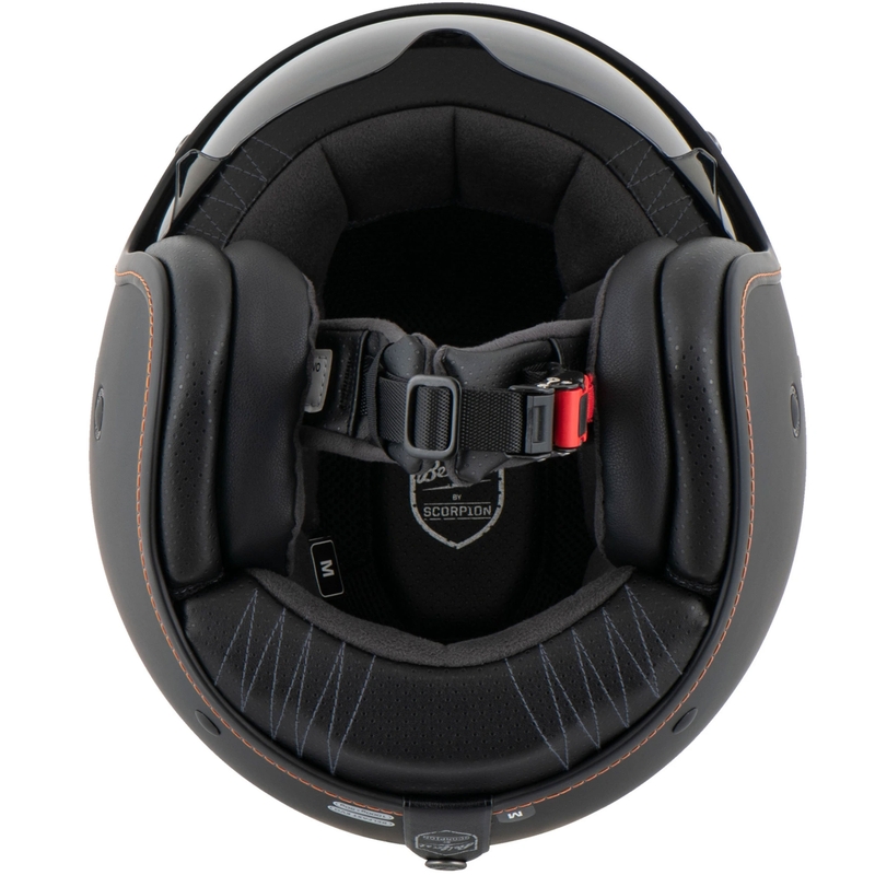 Open helm SCORPION BELFAST EVO Massief zwart mat