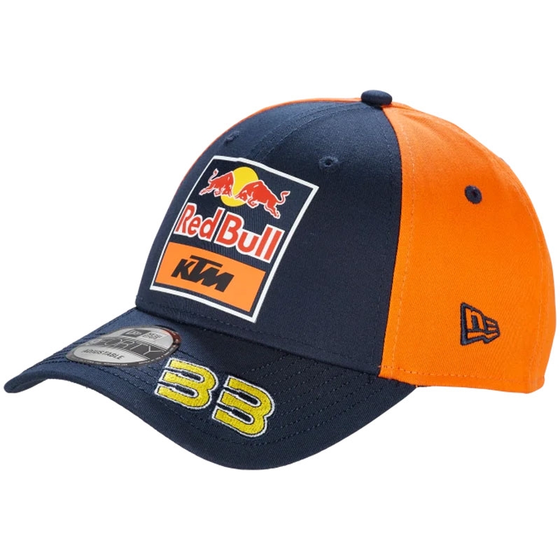 KTM Red Bull Racing Team Cap - Brad Binder Donkerblauw-Oranje