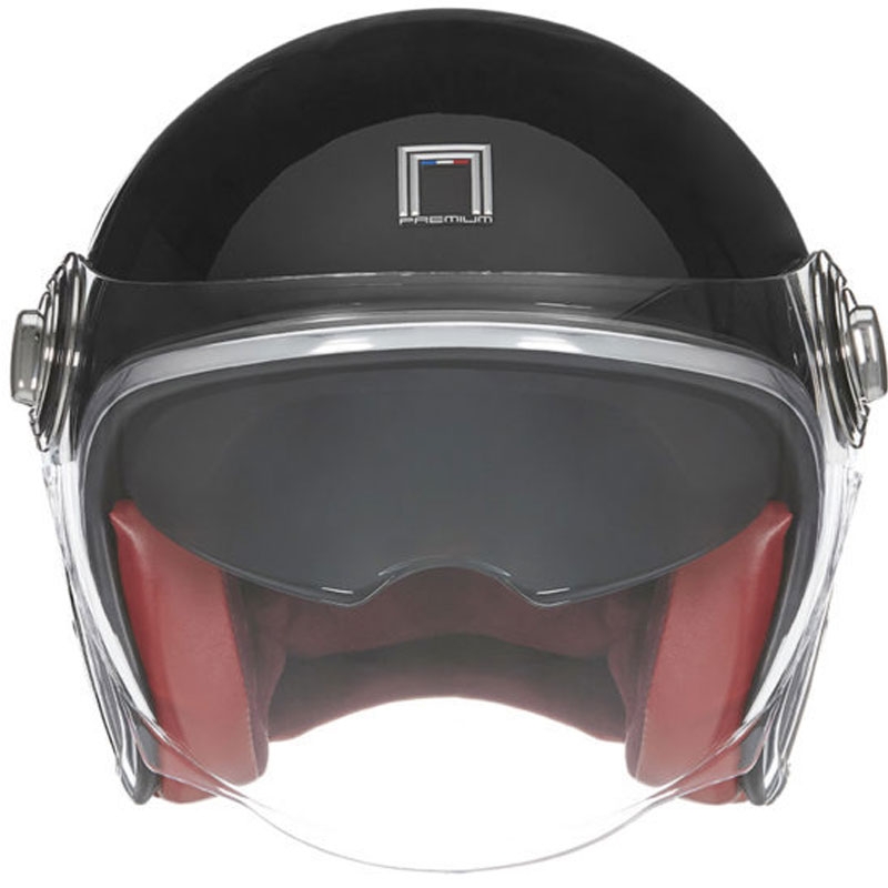 NOX PREMIUM Heritage open motorhelm zwart