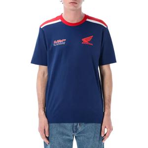 T-shirt Honda HRC Wing-logo blauw