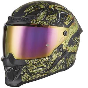 Integraal motorhelm NOX Exlusiv Goliath Mythology mat zwart-goud