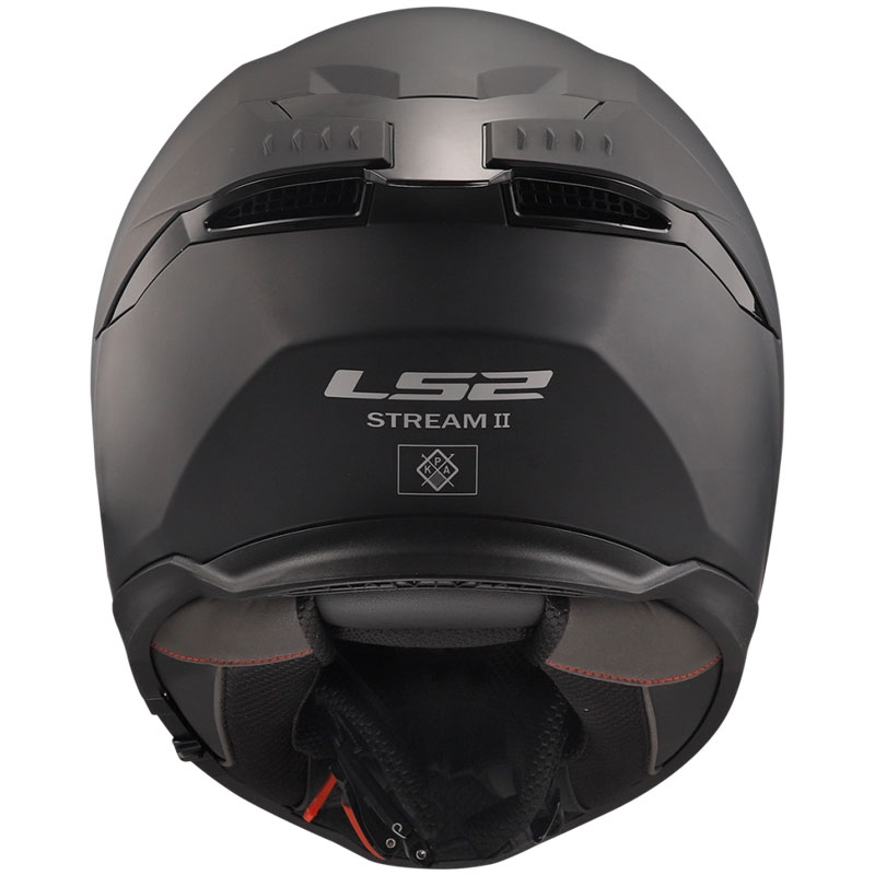 LS2 FF808 Stream II integraal motorhelm zwart mat