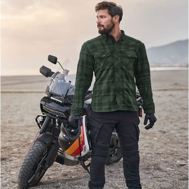 Shima Renegade 2 motorshirt groen