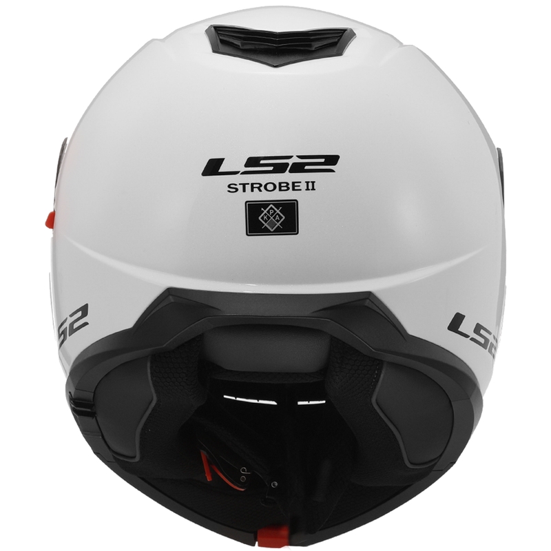 Opklaphelm LS2 FF908 Strobe II wit glanzend