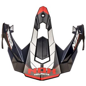 Vizier voor motorhelmen NOX N312 Vapor wit-blauw-rood