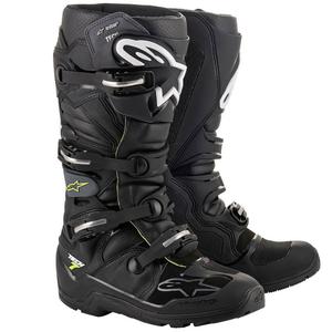 Alpinestars Tech 7 Enduro Drystar Motorlaarzen Zwart-Grijs-Fluo Geel
