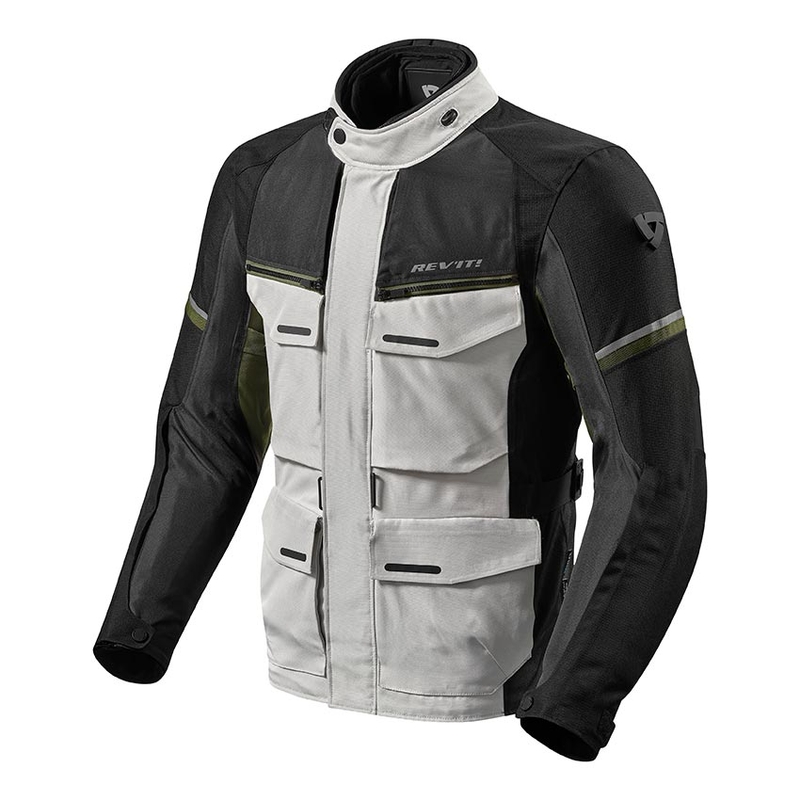 Revit Outback 3 motorjas zilvergroen uitverkoop