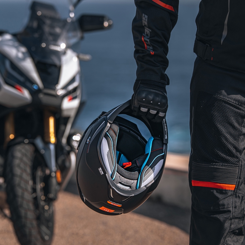 Open helm met masker MT Streetfighter SV S Solid A1 zwart mat