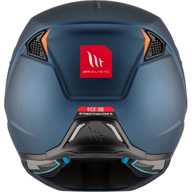 Open helm met masker MT Streetfighter SV S Solid A7 mat blauw