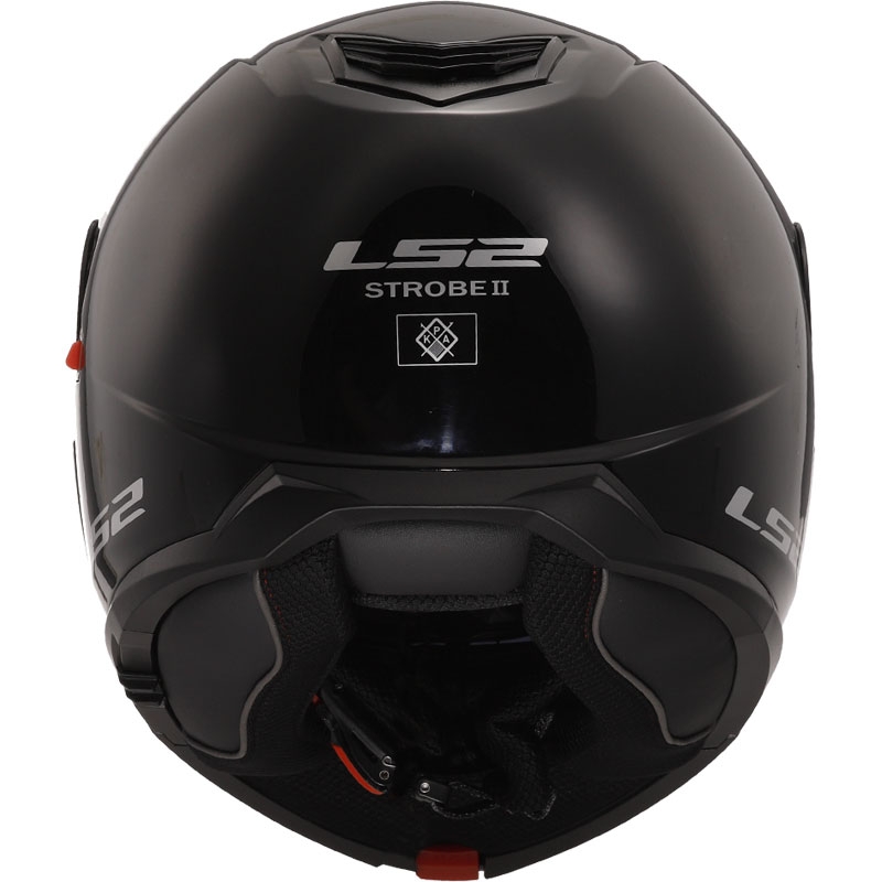 Opklaphelm LS2 FF908 Strobe II zwart glans
