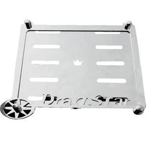 RVS plaat onder kenteken Drag Star