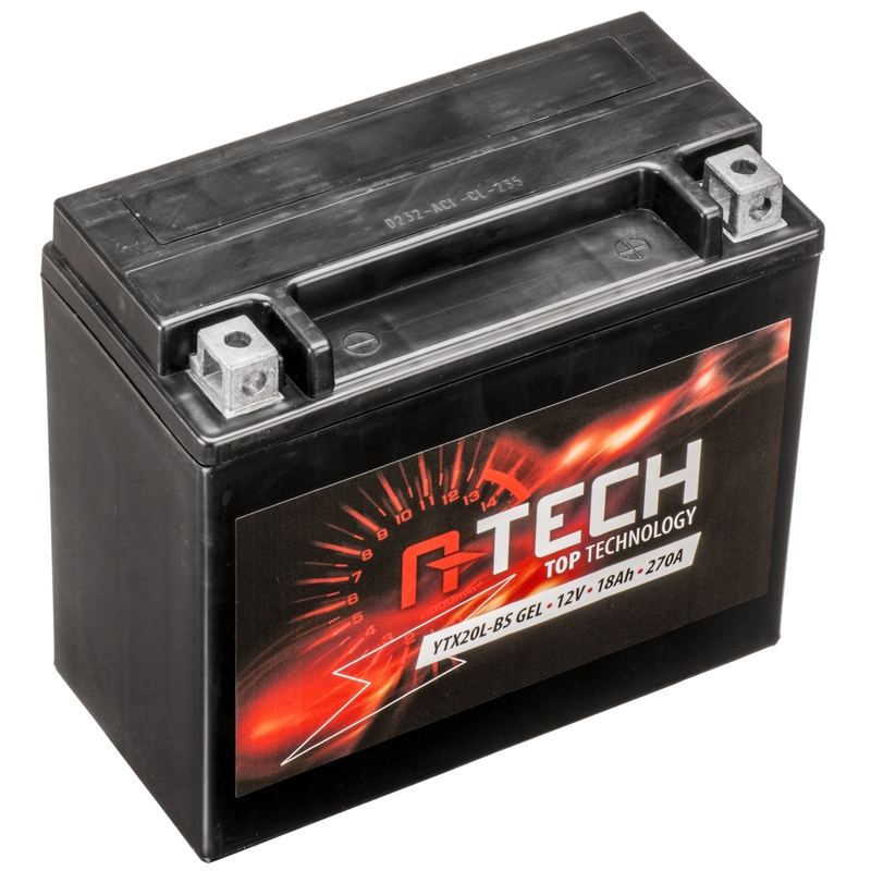 Gelaccu A-TECH 12V, YTX20L-BS, 18Ah, 270A, onderhoudsvrij