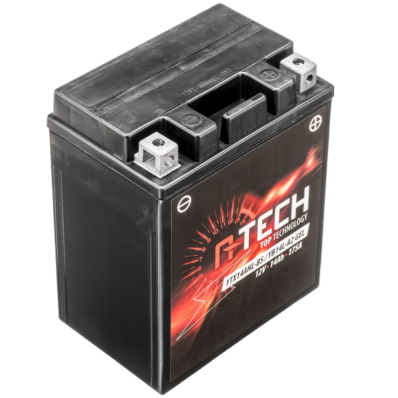 Gelaccu A-TECH 12V, YTX14AHL-BS/YB14L-A2, 14Ah, 175A, onderhoudsvrij