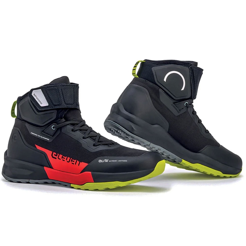 Eleveit STRATOS E-Dry motorlaarzen zwart-rood