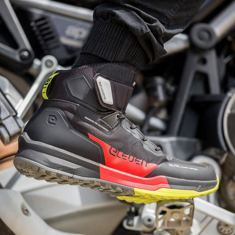 Eleveit STRATOS E-Dry motorlaarzen zwart-rood