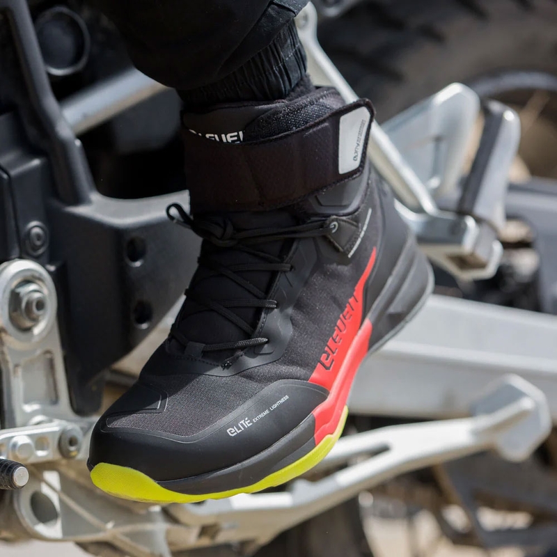 Eleveit STRATOS E-Dry motorlaarzen zwart-rood