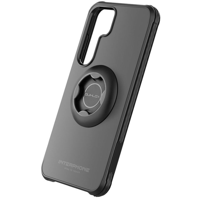Interphone QUIKLOX Tetraforce beschermhoes voor Samsung Galaxy S25 zwart