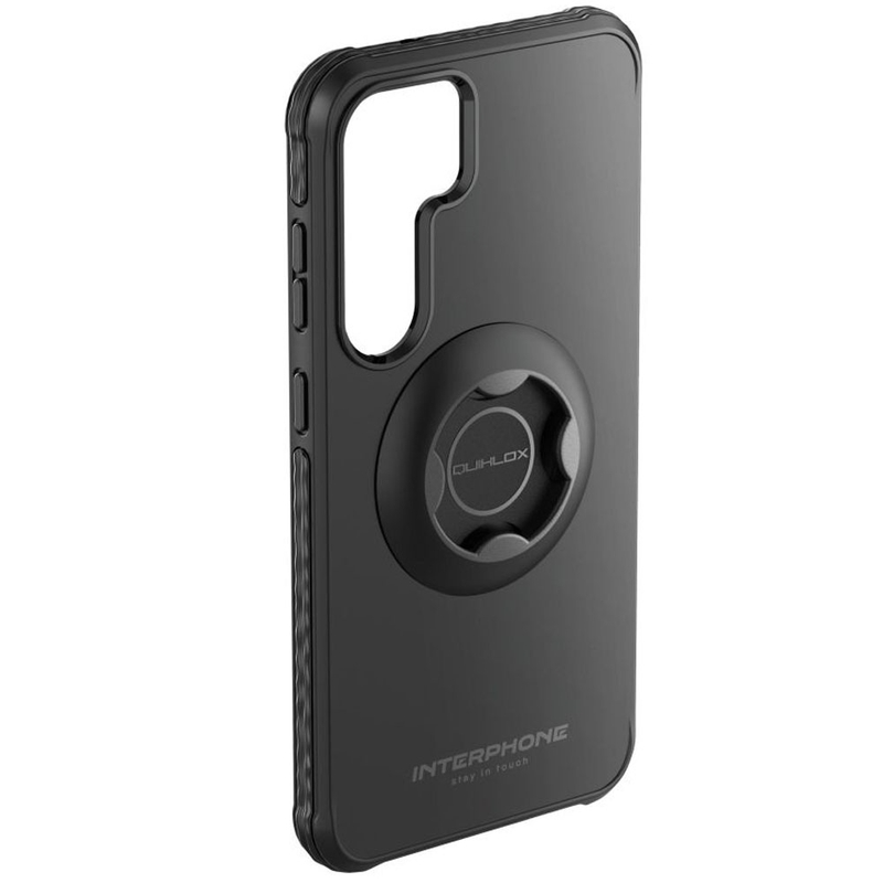 Interphone QUIKLOX Tetraforce beschermhoes voor Samsung Galaxy S25 zwart