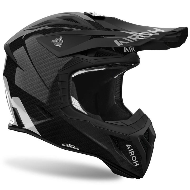 Airoh Aviator ACE 2 Carbon crosshelm zwart glanzend