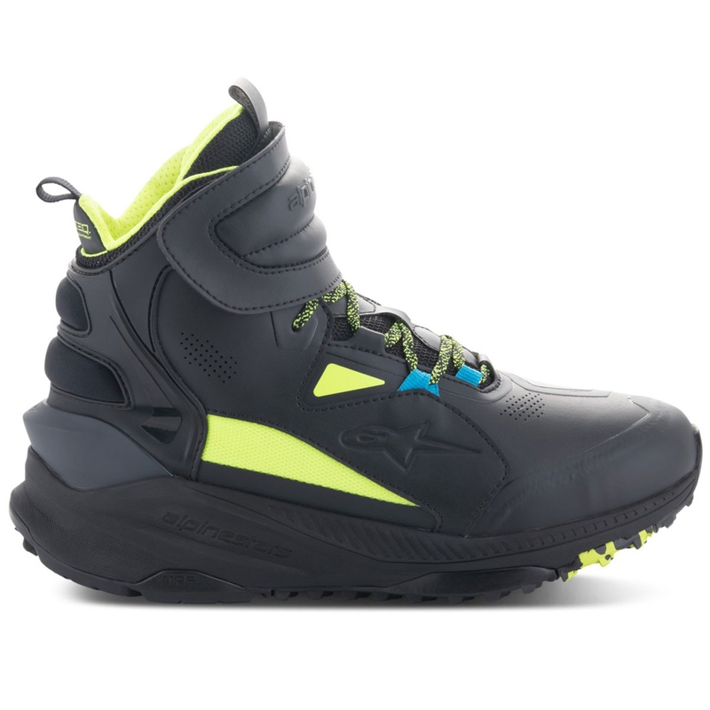 Alpinestars Speedstreet motorlaarzen zwart-limoen-blauw