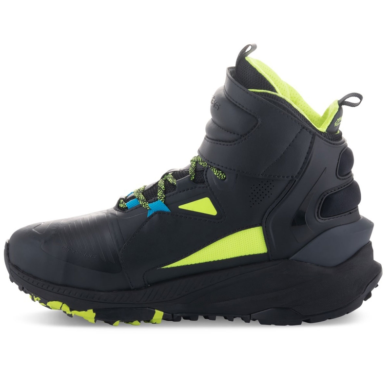 Alpinestars Speedstreet motorlaarzen zwart-limoen-blauw