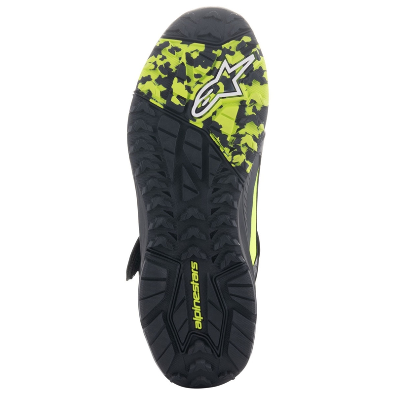 Alpinestars Speedstreet motorlaarzen zwart-limoen-blauw