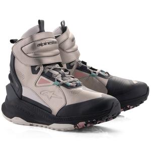 Alpinestars Speedstreet motorlaarzen beige-koraal-zwart-blauw