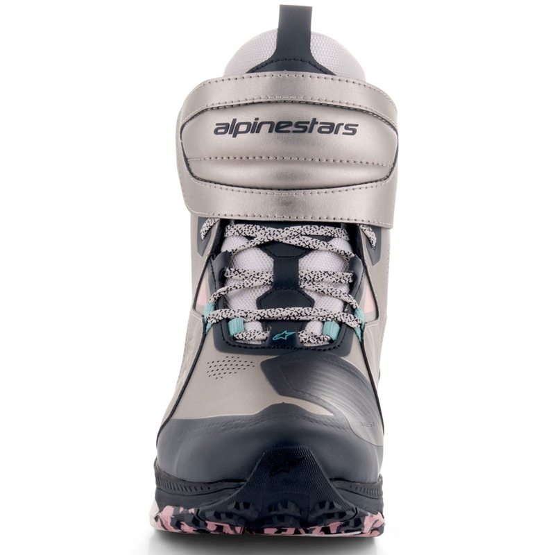 Alpinestars Speedstreet motorlaarzen beige-koraal-zwart-blauw