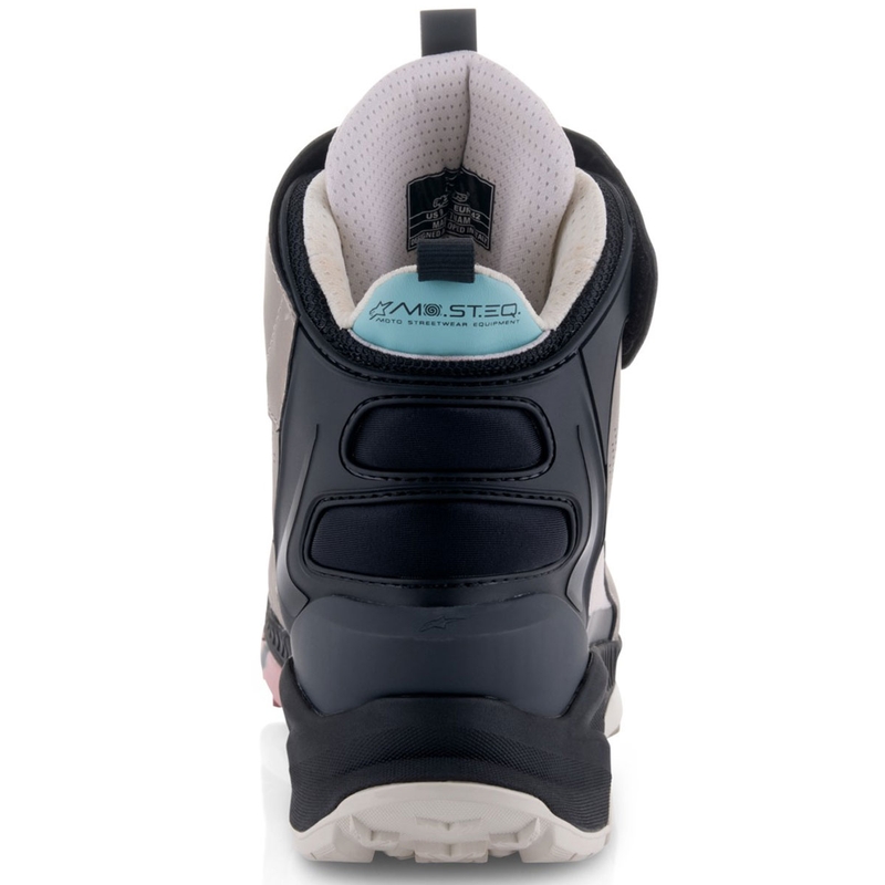 Alpinestars Speedstreet motorlaarzen beige-koraal-zwart-blauw