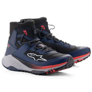 Alpinestars Speedforce XR motorlaarzen blauw-zwart-fluo rood-grijs