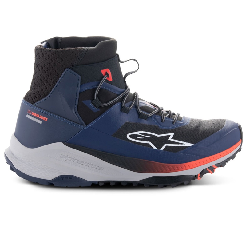 Alpinestars Speedforce XR motorlaarzen blauw-zwart-fluo rood-grijs