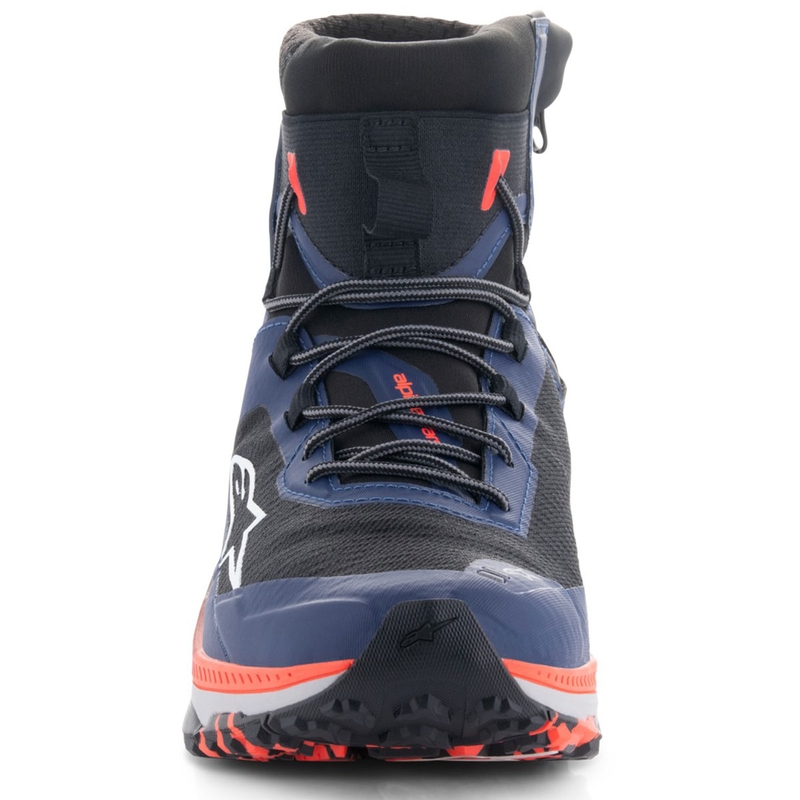 Alpinestars Speedforce XR motorlaarzen blauw-zwart-fluo rood-grijs