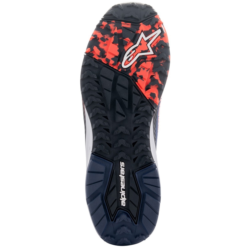 Alpinestars Speedforce XR motorlaarzen blauw-zwart-fluo rood-grijs