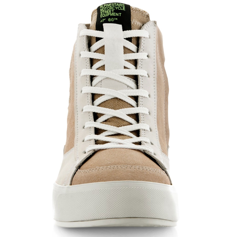 Alpinestars Stella Stated Podium Dames Motorlaarzen Wit-Lichtgrijs