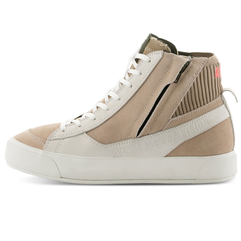 Alpinestars Stella Stated Podium Dames Motorlaarzen Wit-Lichtgrijs