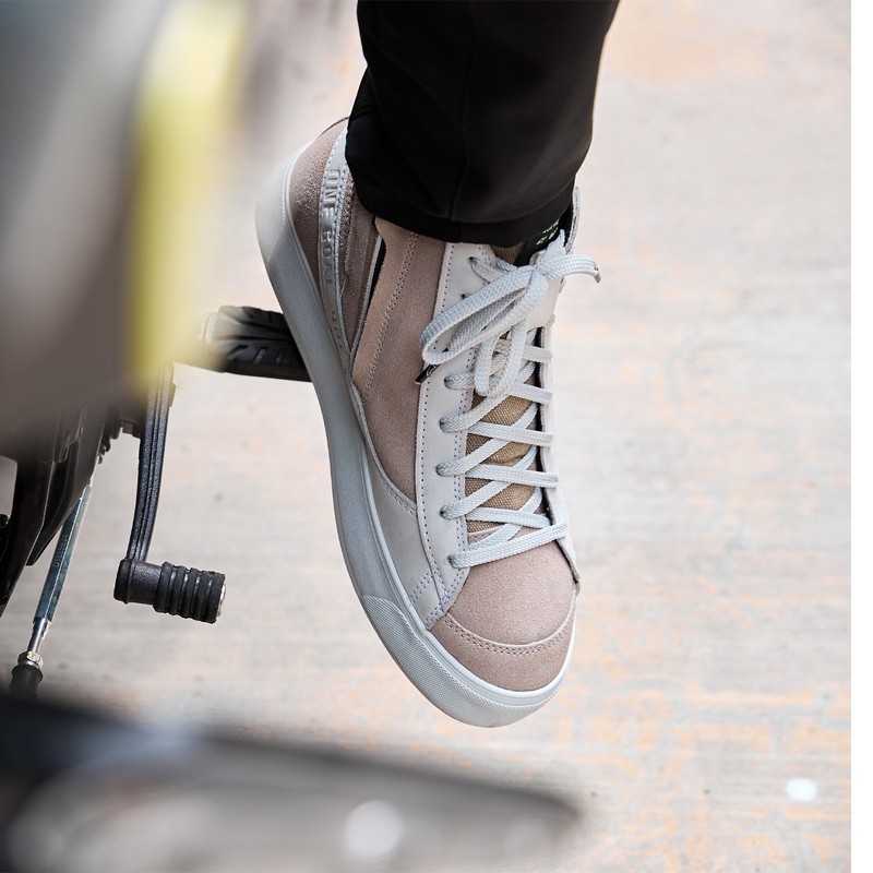 Alpinestars Stella Stated Podium Dames Motorlaarzen Wit-Lichtgrijs